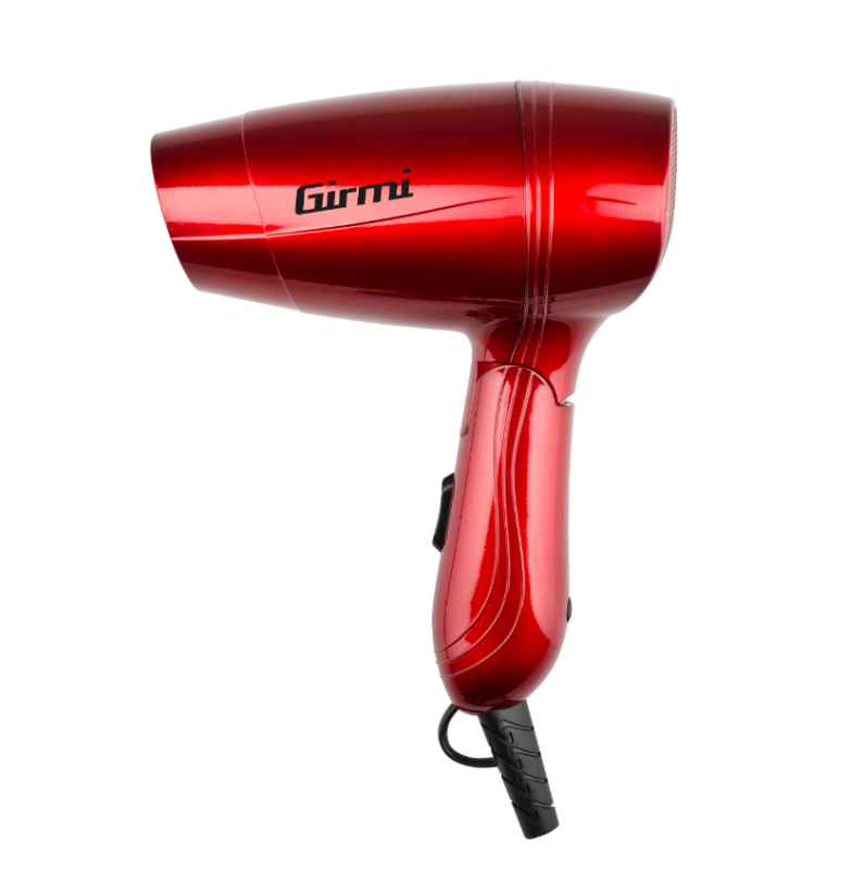 Girmi PH02 összecsukható hajszárító, 1200W, piros (11997)