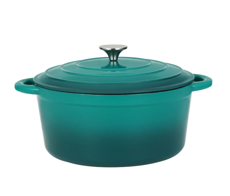 Perfect Home zománcozott öntöttvas lábas 2L, türkiz (16636)