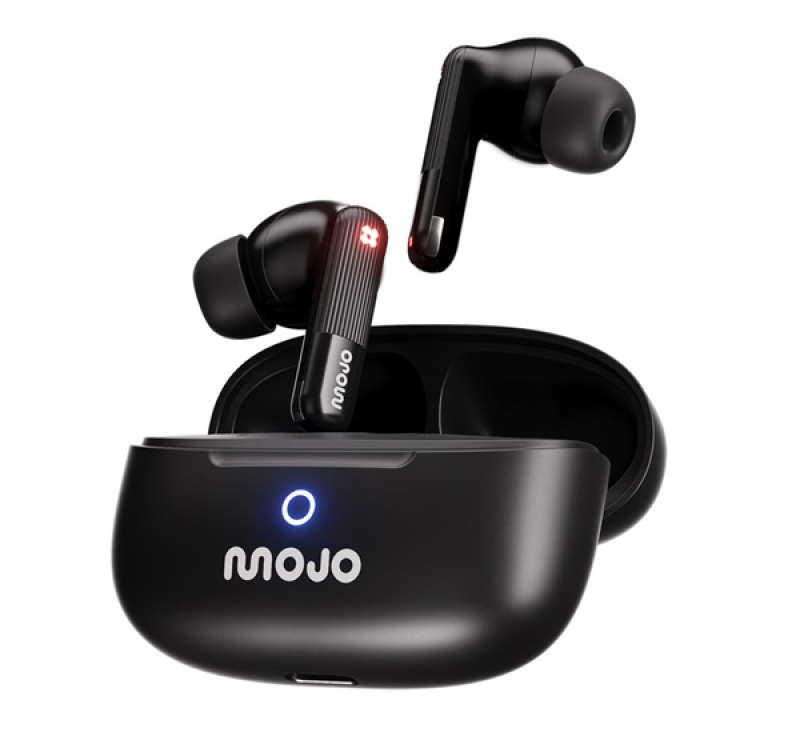 Mojo BLAZE DEEPSOUND bluetooth fülhallgató SZTEREO (v5.4, TWS, mikrofon, aktív zajszűrő + töltőtok)