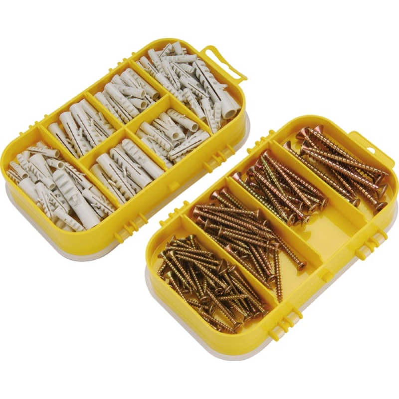 Extol forgácslapcsavar és műanyag tipli készlet (1445)