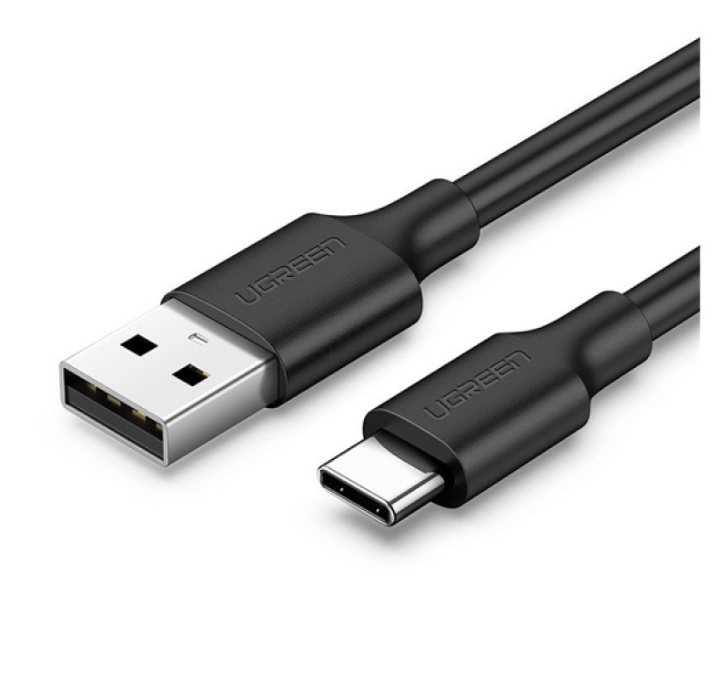 Ugreen US287 adatkábel (USB - Type-C, 2A, 100cm) FEKETE