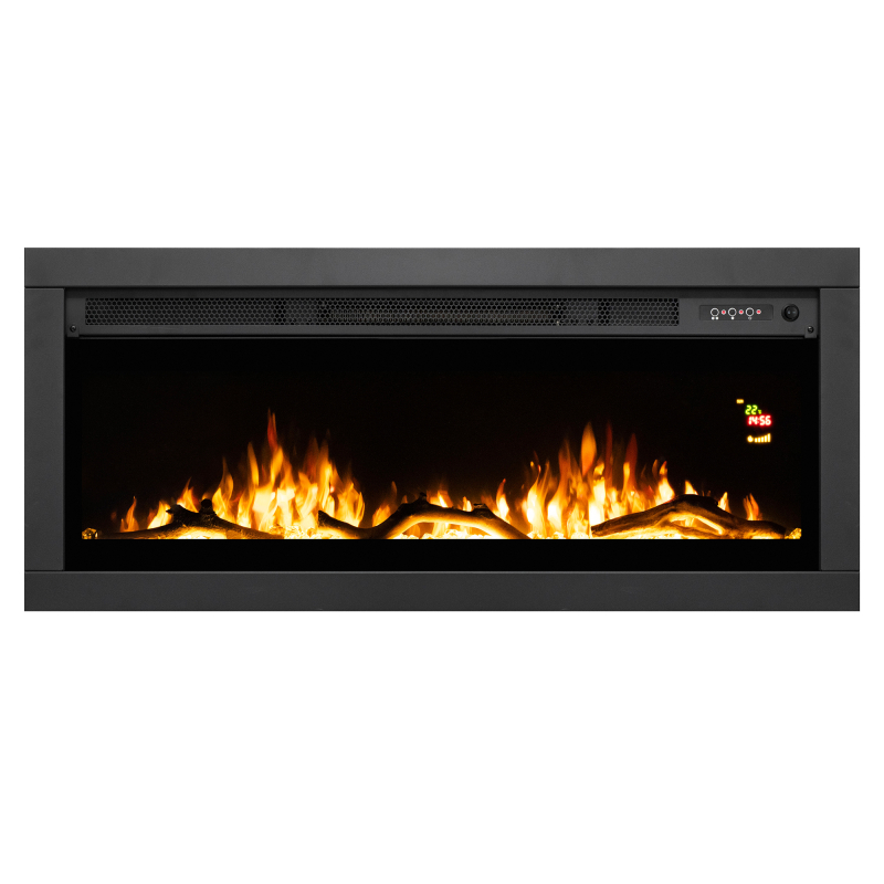 Home beépíthető/fali elektromos látványkandalló, 2000W (FKKI08)