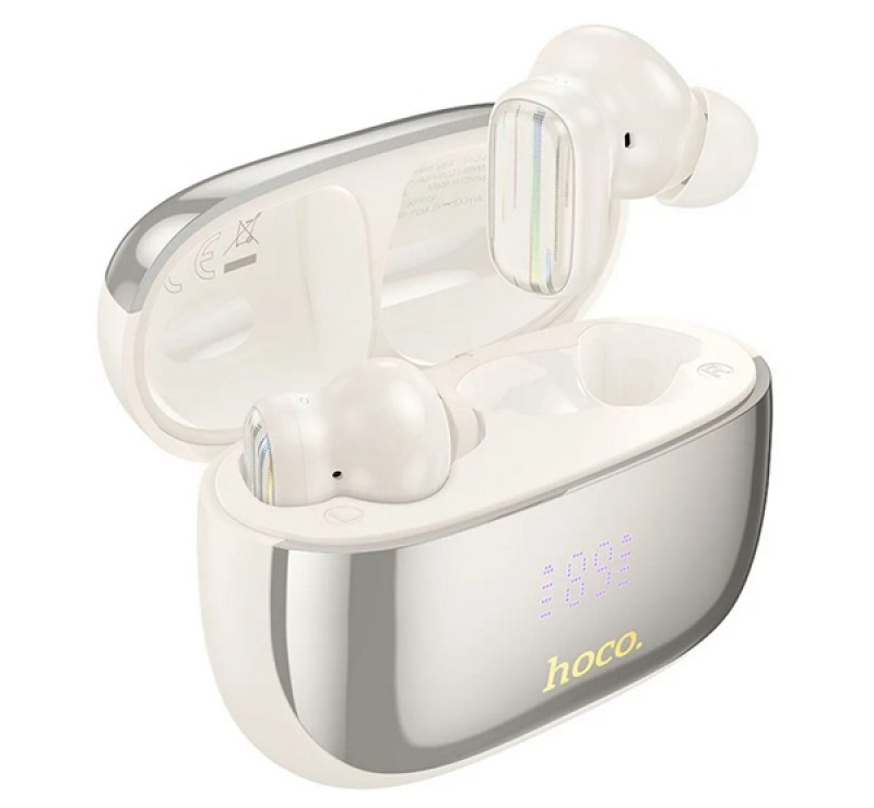 HOCO EQ20 bluetooth fülhallgató SZTEREO (v5.4, TWS, mikrofon, LED kijelző, aktív zajszűrő + töltőtok