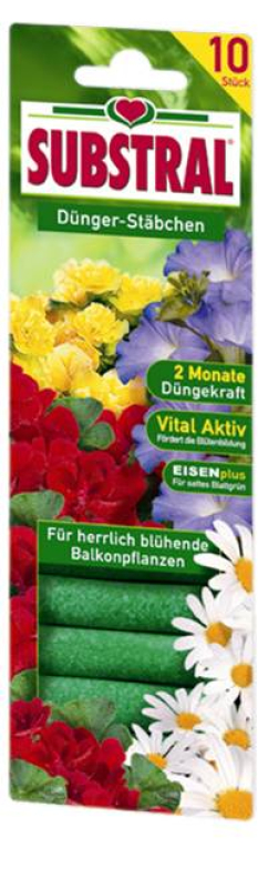 Substral táprudacska balkonnövényekhez 10 db/ csomag (732132-7321)