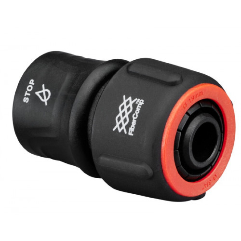 Fiskars FiberComp tömlő gyorscsatlakozó, 19 mm (3/4') STOP (1054790)