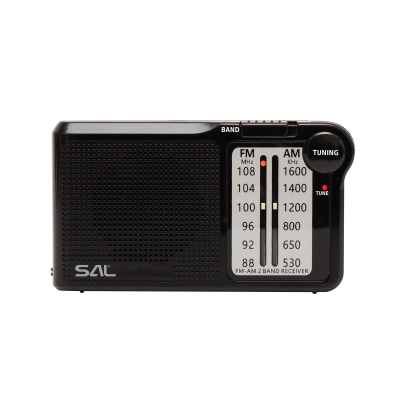SAL zsebrádió, 2 sávos, fekete (RPC5)