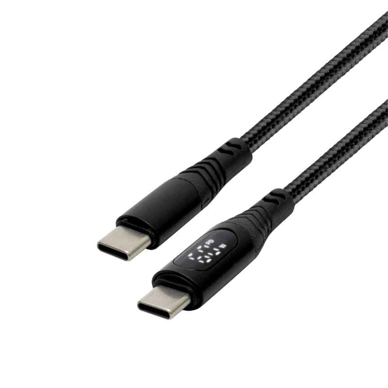 Home USB C-C töltőkábel, 1.2m, 100W (USBCC100PM)