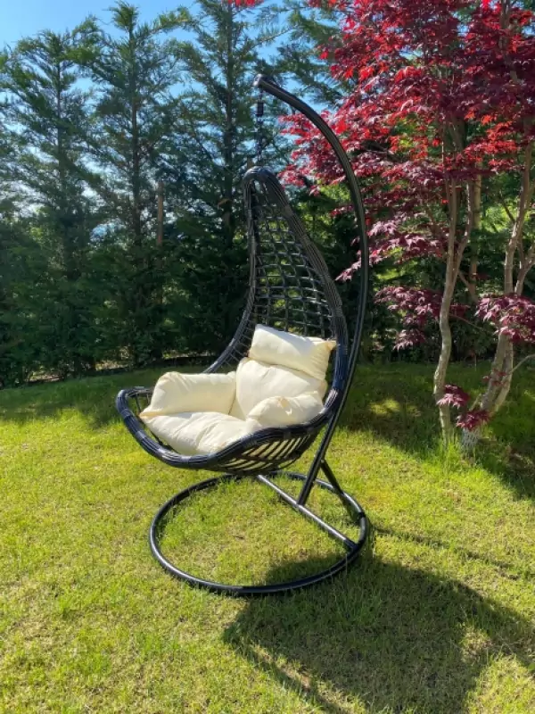 Greece Függőfotel fekete színben 1 (S13002)