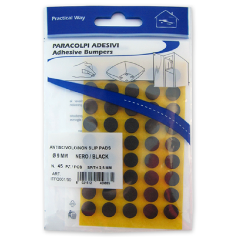 SB csúszásgátló öntapadó D=14 fekete (20db) (3960331)