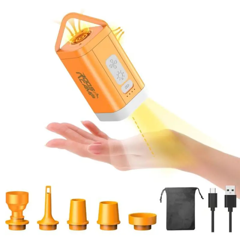 RoosCamp Air Master Nano 2 akkus pumpa és kempinglámpa (ROOSAN2000)