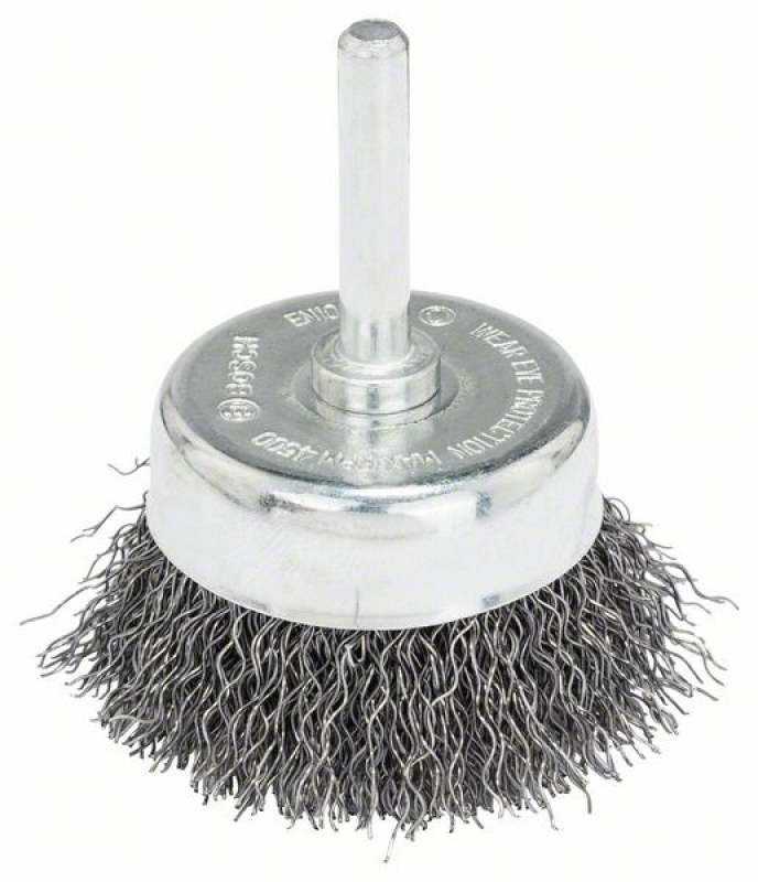 Bosch fazékkefe fúrógépekhez, hullámosított drót, 50 mm (2607017124)