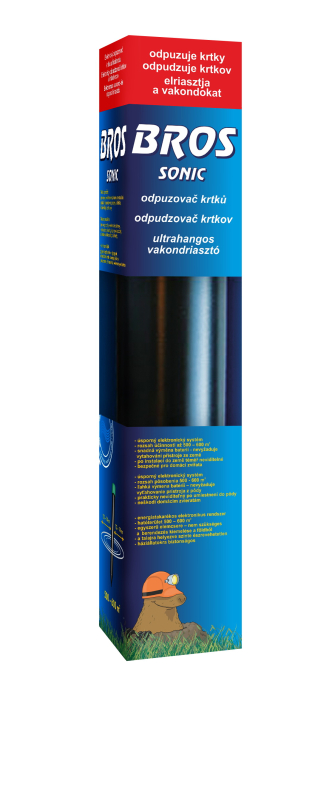 Bros Sonic Ultrahangos vakondriasztó 600m2 (B233)