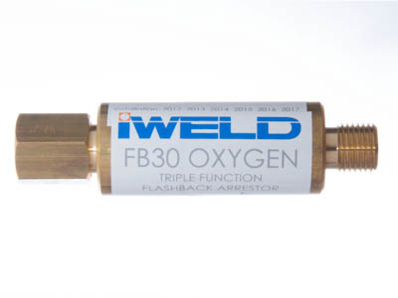 Iweld FB30 visszavágás-gátló patron oxigén reduktorra G1/4