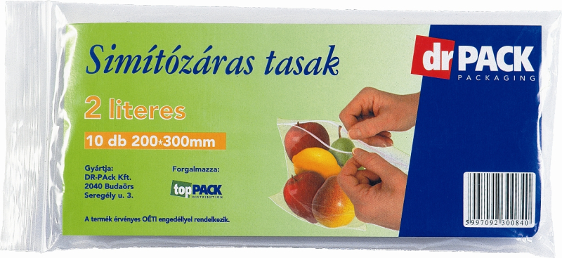 drPACK simítózáras tasak 2 L 10 db
