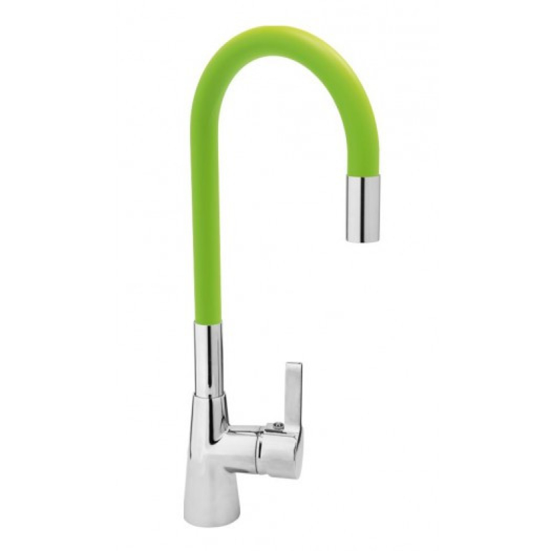 Vorel flexibilis konyhai csaptelep, zöld (TOY-75709)