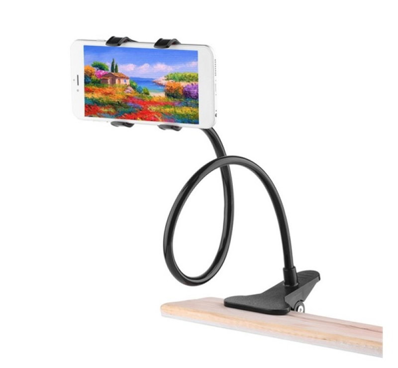 Asztali tartó (asztalra csiptethető, csipeszes tartó rész, 360°-os, flexibilis, 57cm, 7