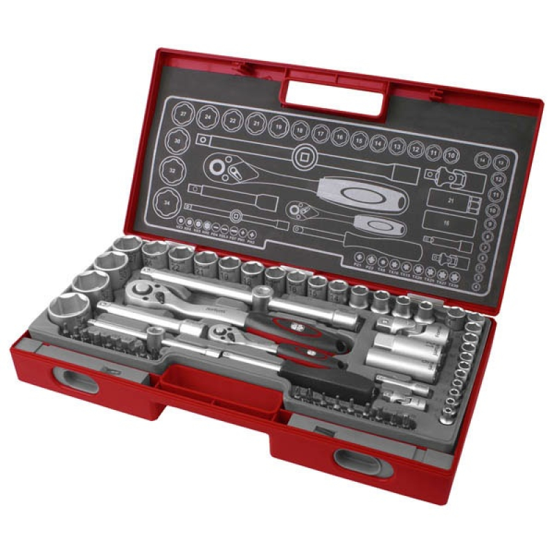 Fortum dugókulcs készlet 60 db 1/2