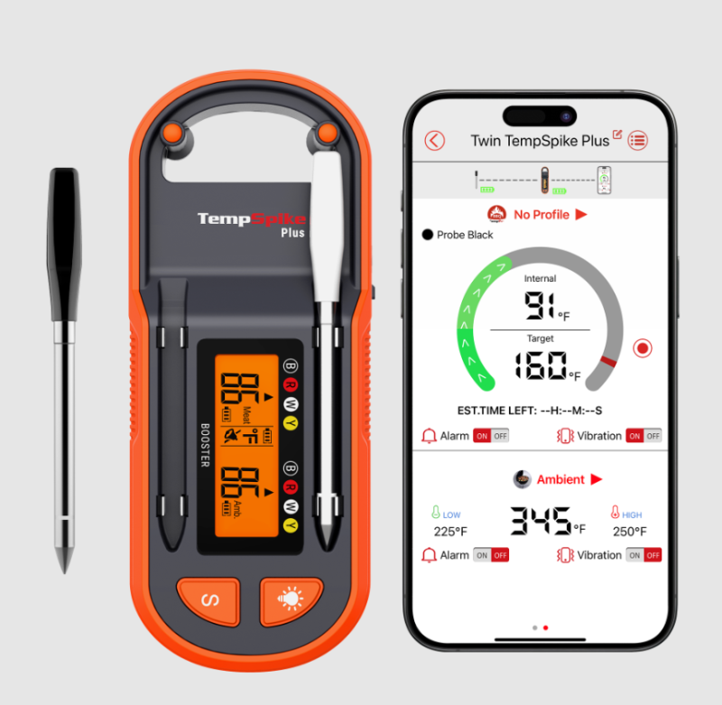 Thermopro TempSpike Plus TWIN TP-972 vezeték nélküli digitális hőmérő
