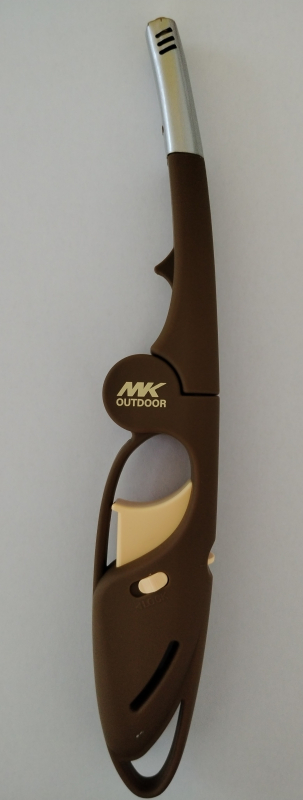 MK OUTDOOR összecsukható vihargyújtó, barna (5601)