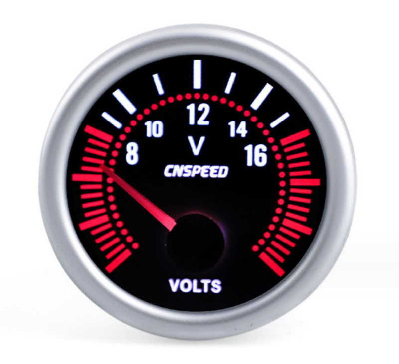 Feszültségmérő fekete számlappal (84061)