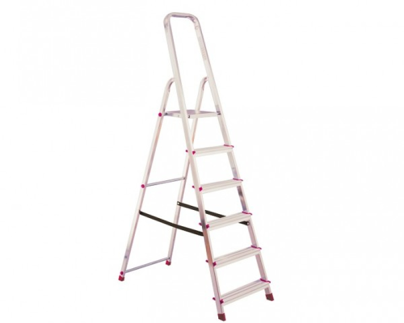 Krause Corda állólétra 6 lépcsőfokos  (000736)