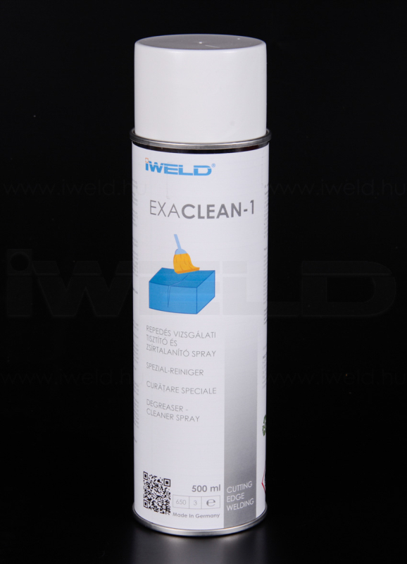 Iweld EXACLEAN repedés vizsgálati tisztító és zsírtalanító spray 500ml (750EXACLN1)