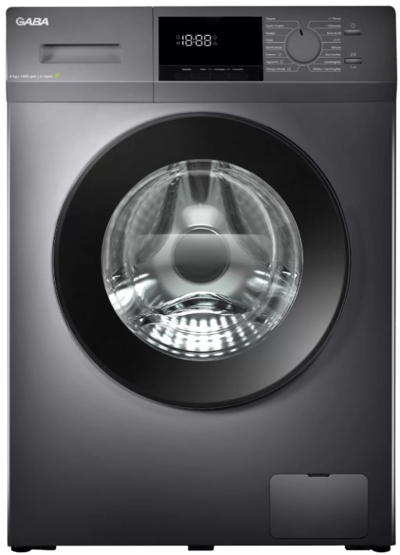 Gaba GTW-814DS elöltöltős mosógép 8kg