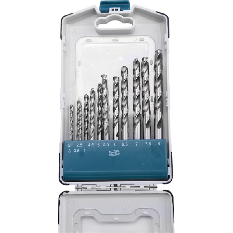 Extol Industrial fémfúró készlet HSS 2-8 mm, 13 db (8701118)