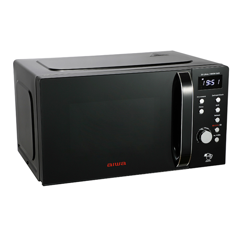 Aiwa AMW-202DG/BK mikrohullámú sütő 20L, fekete (14156)
