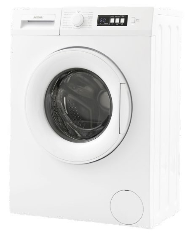 MPM elöltöltős keskeny mosógép, 6kg, fehér (MPM-4610-PV-37)