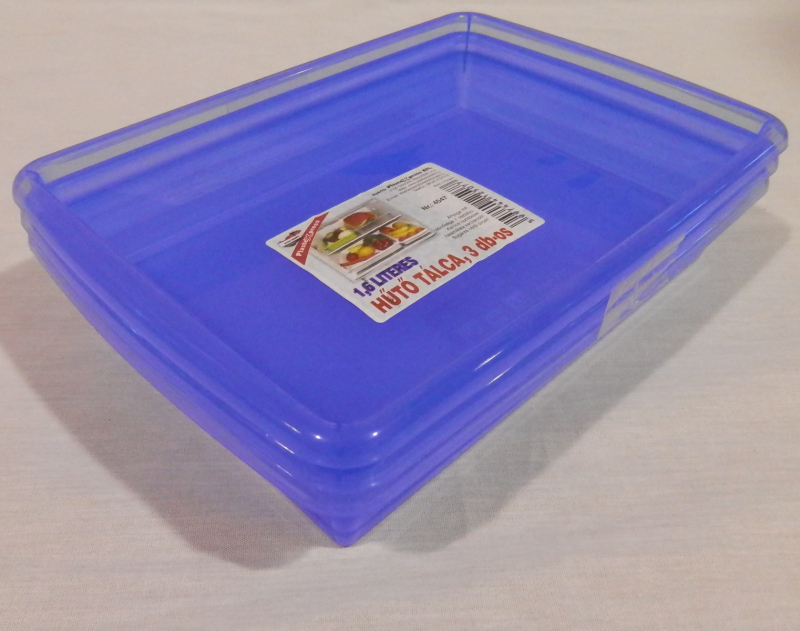 Hűtő tálca 3db-os 1,6L  kék (4547)