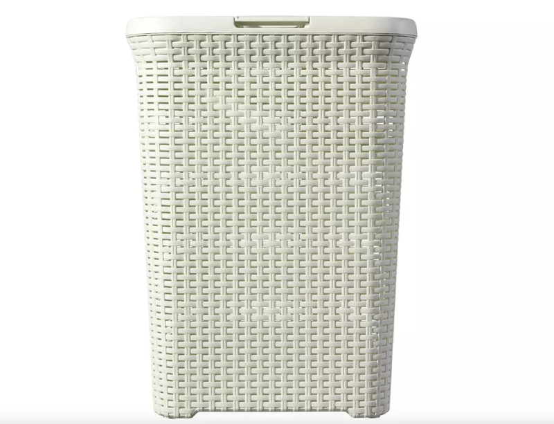 Curver Style rattan hatású szennyestartó 40L krém (193010)