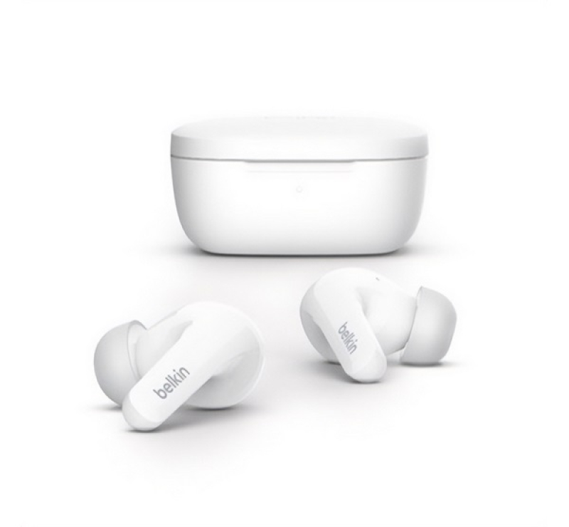 Belkin SOUNDFORM FLOW bluetooth fülhallgató SZTEREO (v5.2, TWS, mikrofon, aktív zajszűrő, IPX5 + töl