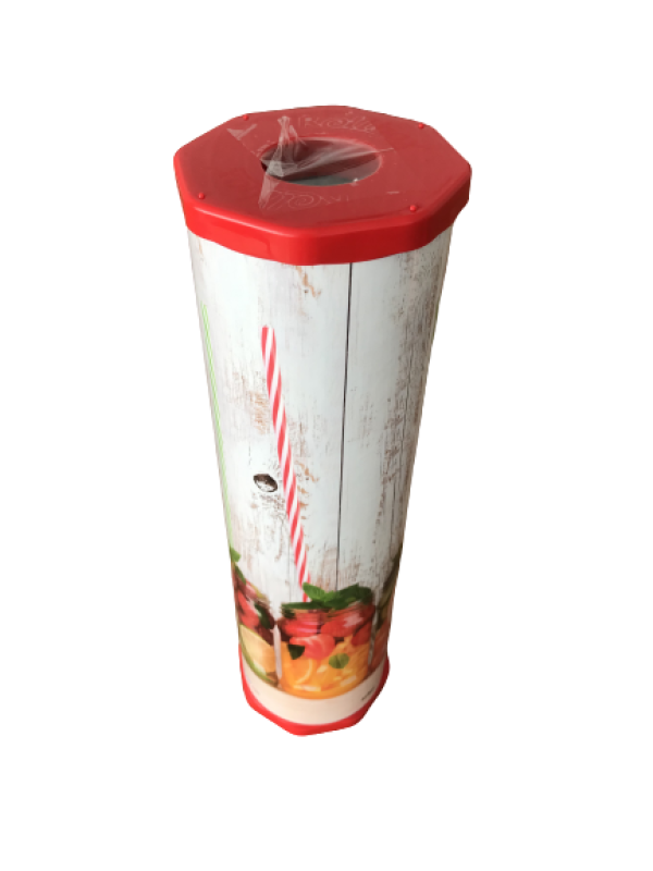 Frissentartó fólia vágókéssel vastag Rollbox 270 m befőttes bögre mintás (844-befőtt)