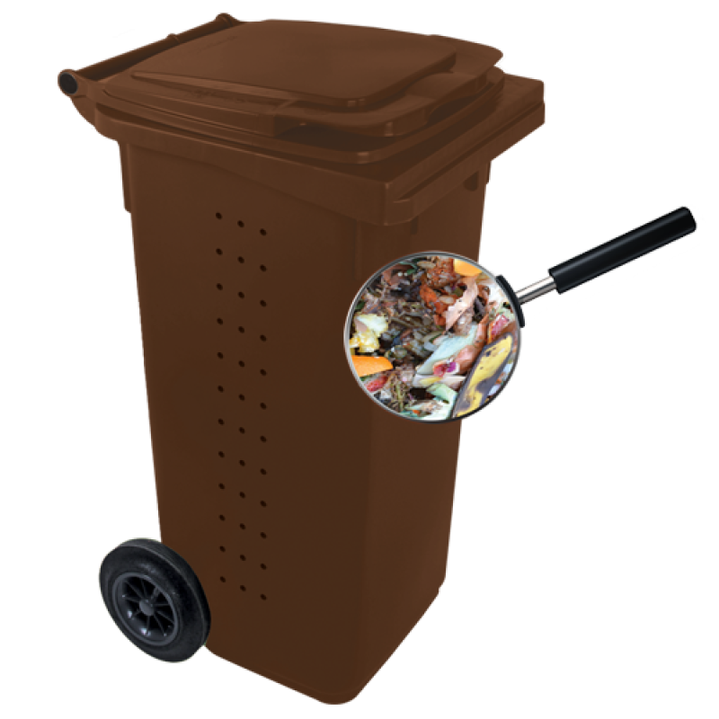 Komposzt BIO kuka, barna 240 L (16230)