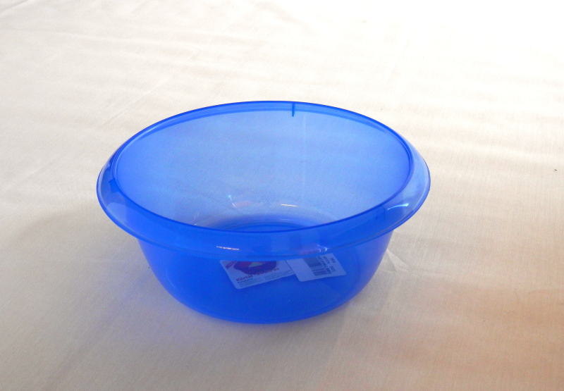Körtál műanyag 20 cm kék átlátszó (336)