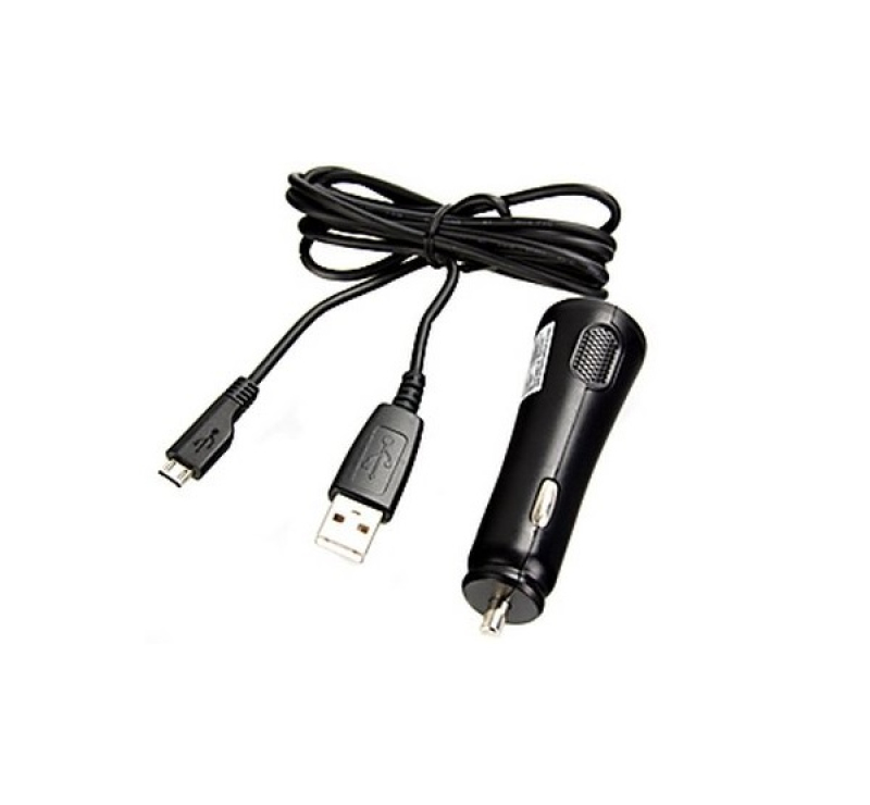 Samsung autós töltő USB aljzat (3.5W + microUSB kábel) FEKETE