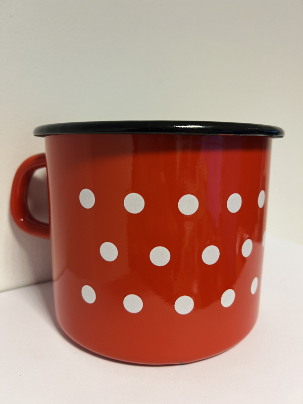 Bonyhádi pöttyös tejforraló 14 cm