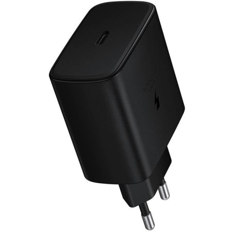 Samsung hálózati töltő Type-C aljzat (45W, PD gyorstöltő) FEKETE