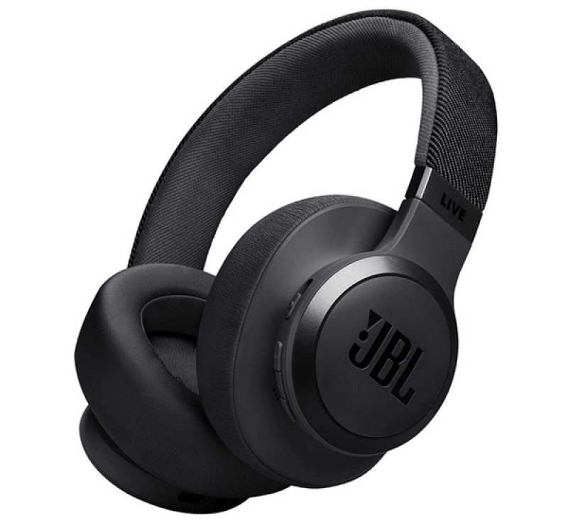 JBL LIVE 770NC bluetooth fejhallgató SZTEREO (v5.3, mikrofon, aktív zajszűrő, multipoint, összehajth