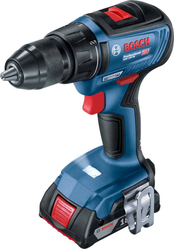 Bosch GSR 18V-50 akkus fúrócsavarozó 2x5,0Ah akksival L-Boxx-ban (06019H5001)