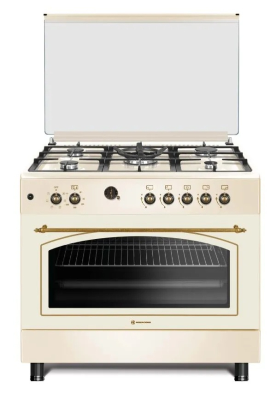 NOVACOOK Exclusive Line 90 Retro kombinált tűzhely 90x60 (F9S50E6-RC RETRO)