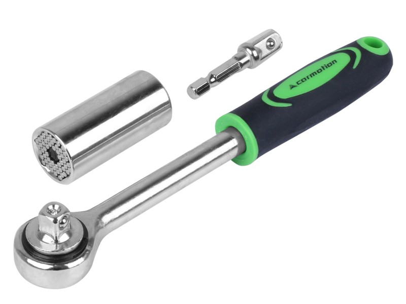 Racsnis kulcs univerzális foglalattal 7-19mm CM58024 (58024)