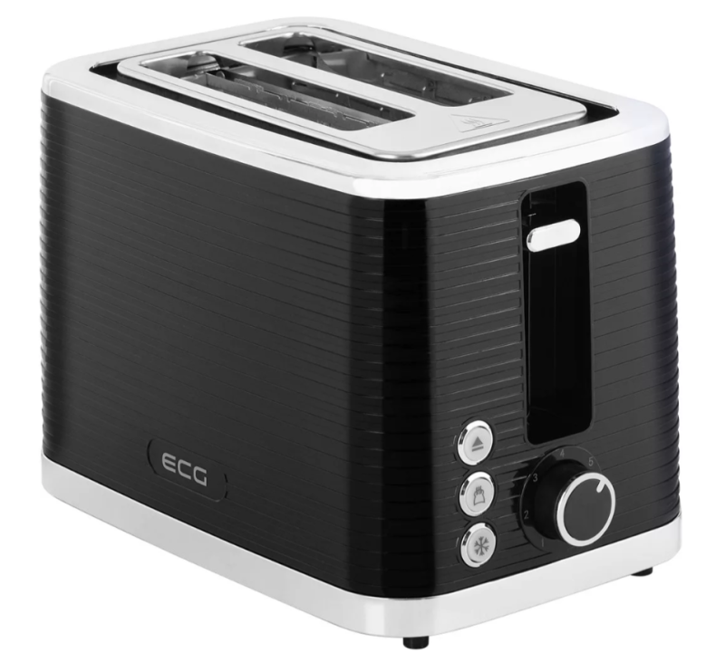 ECG Stripe kenyérpirító, fekete (ST-2750)