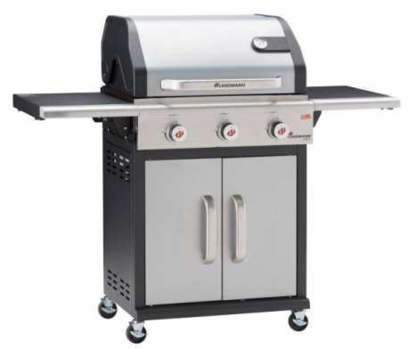 Landmann Triton 3.0 gázgrill kocsi ezüst (12930)