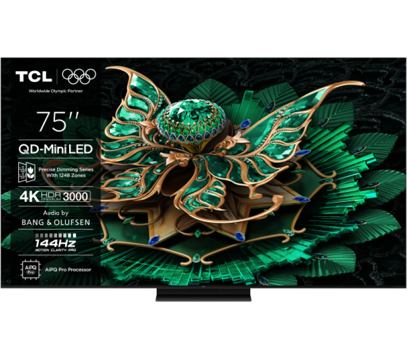 TCL 75C7K QD-MiniLED 4K Smart Google televízió 75