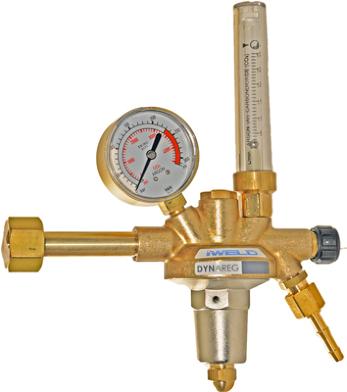 Iweld Dynareg Széndioxid rotaméteres palack nyomáscsökkentő 230/ 30l/perc