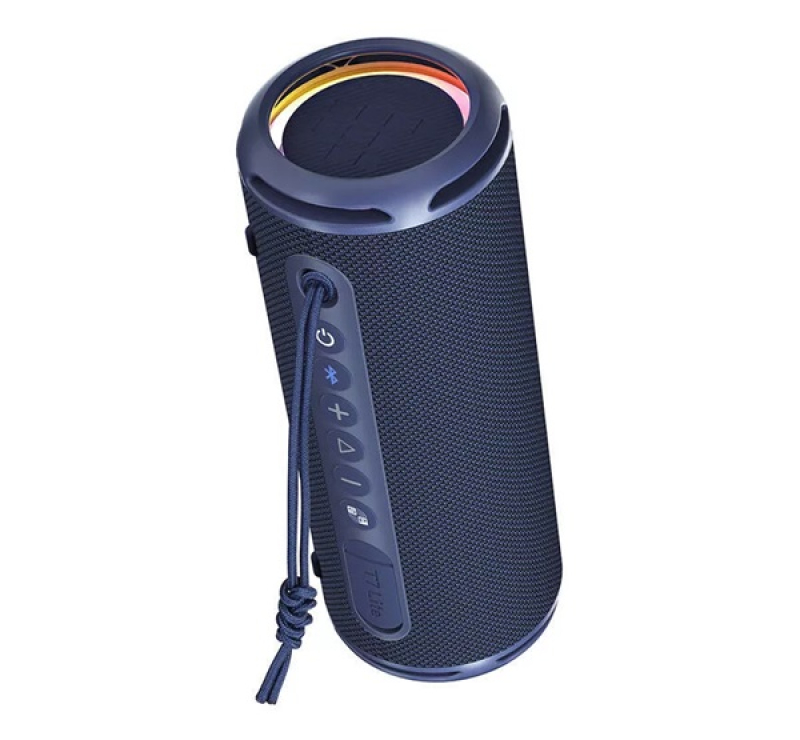 Tronsmart T7 LITE bluetooth hordozható hangszóró (v5.3, 4000mAh belső akku, 24W, IPX7 vízálló) SÖTÉT