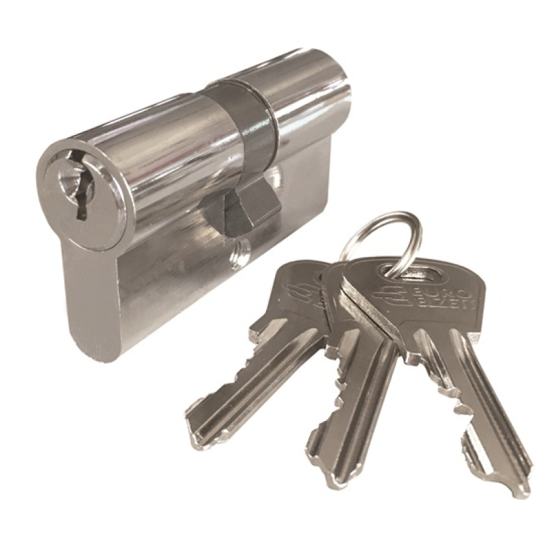 Elzett zárbetét  XT  45/45mm 3 kulcs nikkel (3286647)