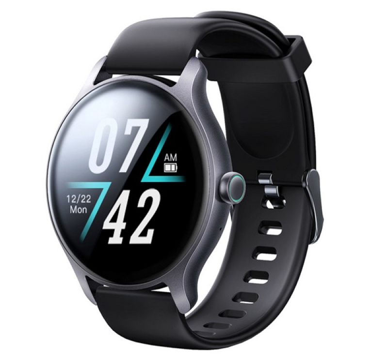 JOYROOM bluetooth okosóra (v5.1, szilikon szíj, aktivitásmérő, telefonhívás, vízálló, IP68) SÖTÉTSZÜ